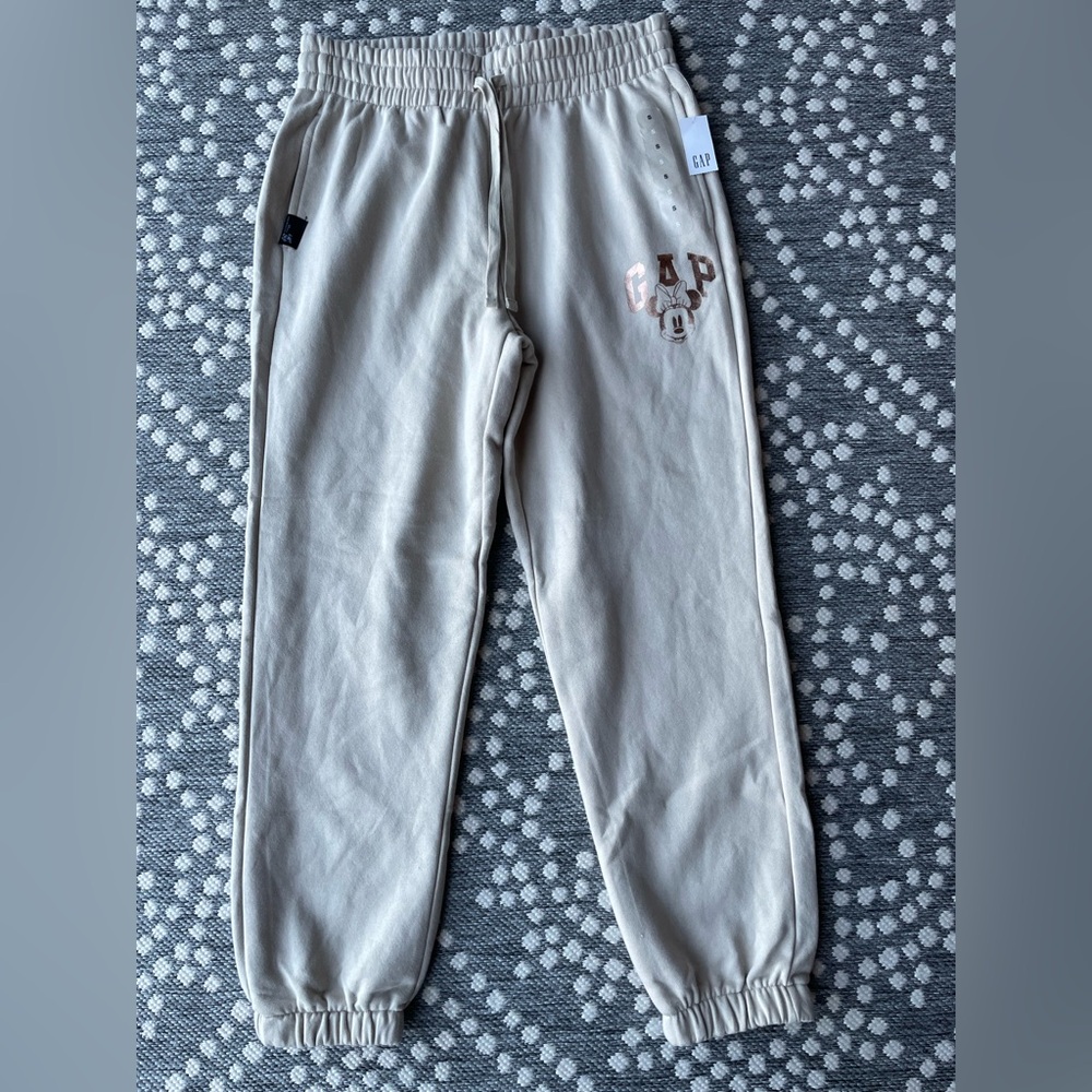 Gap Disney Minnie Mouse Jogger Sweatpants NEW Small Under Armour athletic pants - Picture 2 of 15